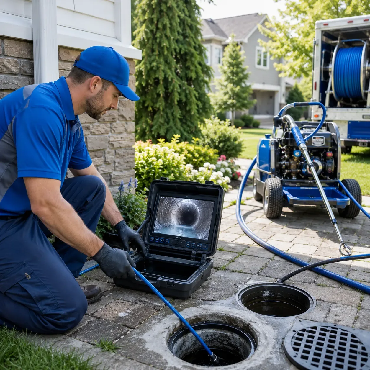 Outdoor drain cleaning professionals serving Cave Spring, GA